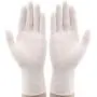 Disposable Latex Gloves Pack of 100, Powder Free Protective Glove for Kitchen Cooking Cleaning, White