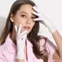 Disposable Latex Gloves Pack of 100, Powder Free Protective Glove for Kitchen Cooking Cleaning, White