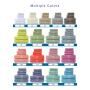 Pinzon 6 Piece Blended Egyptian Cotton Bath Towel Set - Bamboo Cyan