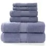 Pinzon 6 Piece Blended Egyptian Cotton Bath Towel Set - Purple Pinzon 6 Piece Blended Egyptian Cotton Bath Towel Set - Purple