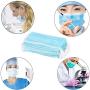 500 Pcs CE FDA Disposable Face Masks Medical Mask Disposable Surgical Mask Dust Breathable Earloop Antiviral Face Mask, Comfortable Medical Sanitary Surgical Mask Thick 3-Layer Masks Fast Delivery