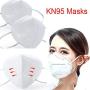 100 PCS Kn95 Mouth Masks 4-Layer PM2.5 N95 Respirator Face Masks Medical Reusable Mouth Mask for Men Women instock fast delivery by DHL/Ups/Fedex