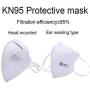 100 PCS Kn95 Mouth Masks 4-Layer PM2.5 N95 Respirator Face Masks Medical Reusable Mouth Mask for Men Women instock fast delivery by DHL/Ups/Fedex