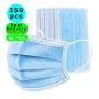 CE FDA Fast Delivery Disposable Face Masks, Earloop Respirator Mask for Personal Health, Anti Pollution Non Woven Safety 3-Layer Mask(250pcs) DHL UPS FEDEX