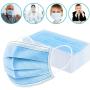 1 pcs Disposable Face Mask Safety Mask Dust for Medical Dental Salon and Personal Health, 3-Ply Ear Loop in stock Fast Quick delivery by DHL/UPS/Fedex