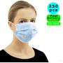 Disposable Face Masks with Elastic Ear Loop 3 Ply Breathable and Comfortable Dust Mask Daily Personal Health Mask(Pack of 250pcs) fast delivery dhl ups fedex