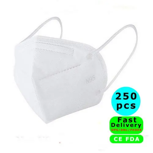 250pcs KN95 Mask COVERME Dust Mask Disposable Respiratory Mask Face Mask Safety Mask for PM2.5 Mask, Men&Women in stock fast delivery by dhl/ups/fedex