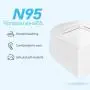 New N95 Dust Mask Medical MASK Antiviral Mask for Dust Haze, Bacteria & Droplet Protection[1 Pcs]Face Mask, Anti-Pollution Dust Protective Mask CD FDA Fast Delivery by DHL UPS FEDEX