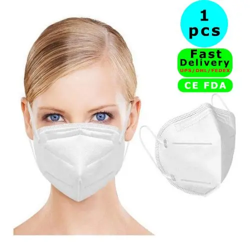 New N95 Dust Mask Medical MASK Antiviral Mask for Dust Haze, Bacteria & Droplet Protection[1 Pcs]Face Mask, Anti-Pollution Dust Protective Mask CD FDA Fast Delivery by DHL UPS FEDEX