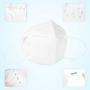 50 Pcs CE FDA Delivery UPS DHL Fedex N95 Mask Medical Sanitary Surgical Mask Dust Breathable Earloop 4-Layer Masks Antiviral Face Mask,White