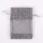 Natural Burlap Bags with Drawstring, Reusable Linen Pouches, Perfect for Jewelry Pouch, Wedding Birthday Parties Favor, Gift/Candy Bags, See Through Window ,Grey Natural Burlap Bags with Drawstring, Reusable Linen Pouches, Perfect for Jewelry Pouch, Wedding Birthday Parties Favor, Gift/Candy Bags, See Through Window ,Grey