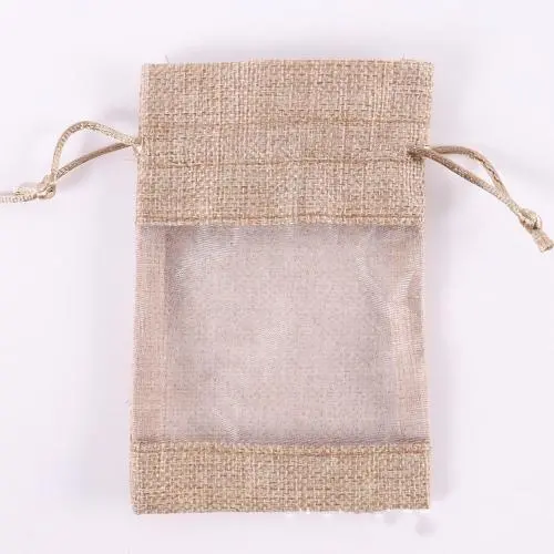 Natural Burlap Bags with Drawstring, Reusable Linen Pouches, Perfect for Jewelry Pouch, Wedding Birthday Parties Favor, Gift/Candy Bags, See Through Window ,natural linen Natural Burlap Bags with Drawstring, Reusable Linen Pouches, Perfect for Jewelry Pouch, Wedding Birthday Parties Favor, Gift/Candy Bags, See Through Window ,natural linen