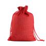 Natural Burlap Bags with Drawstring, Reusable Linen Pouches, Perfect for Jewelry Pouch, Wedding Birthday Parties Favor, Gift/Candy Bags, Red