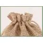 Natural Burlap Bags with Drawstring, Reusable Linen Pouches, Perfect for Jewelry Pouch, Wedding Birthday Parties Favor, Gift/Candy Bags, Purple