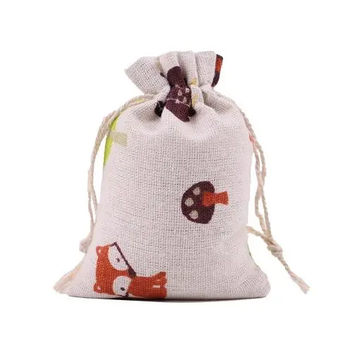 Natural Color Picture Burlap Bags with Drawstring, Reusable Linen Pouches, Perfect for Jewelry Pouch, Wedding Birthday Parties Favor, Gift/Candy Bags ,Mashroom Natural Color Picture Burlap Bags with Drawstring, Reusable Linen Pouches, Perfect for Jewelry Pouch, Wedding Birthday Parties Favor, Gift/Candy Bags ,Mashroom