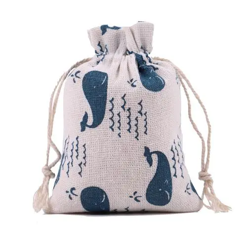 Natural Color Picture Burlap Bags with Drawstring, Reusable Linen Pouches, Perfect for Jewelry Pouch, Wedding Birthday Parties Favor, Gift/Candy Bags ,Whales Natural Color Picture Burlap Bags with Drawstring, Reusable Linen Pouches, Perfect for Jewelry Pouch, Wedding Birthday Parties Favor, Gift/Candy Bags ,Whales