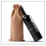 Wine Bags, Champagne Bottle Bags Covers Natural Jute Wine Bottles Gift Bags Sacks with Drawstring for Wedding Party Favors Christmas Wine Tasting Party Supplies ,Deep Pink