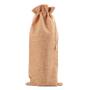 Wine Bags, Champagne Bottle Bags Covers Natural Jute Wine Bottles Gift Bags Sacks with Drawstring for Wedding Party Favors Christmas Wine Tasting Party Supplies , Deep Linen Color