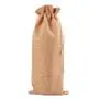 Wine Bags, Champagne Bottle Bags Covers Natural Jute Wine Bottles Gift Bags Sacks with Drawstring for Wedding Party Favors Christmas Wine Tasting Party Supplies , Deep Linen Color