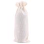 Wine Bags, Champagne Bottle Bags Covers Natural Jute Wine Bottles Gift Bags Sacks with Drawstring for Wedding Party Favors Christmas Wine Tasting Party Supplies ,off white