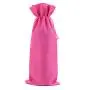 Wine Bags, Champagne Bottle Bags Covers Natural Jute Wine Bottles Gift Bags Sacks with Drawstring for Wedding Party Favors Christmas Wine Tasting Party Supplies ,Deep Pink