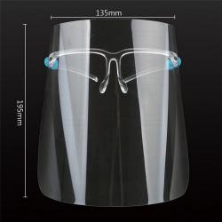 Hengde Glasses Frame Face Shields Set with 500 pcs Replaceable Anti Fog Shields and 500pcs Reusable Glasses for Man and Women to Protect Eyes and Face Popular in Philipines