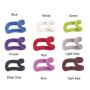 20 Pcs Cascading Hooks Hangers Clothes Hanger Rack Connector Hooks Holders For Plastic Metal Wood Flocked Hangers (pink, red, black, grey)