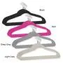 Joy Mangano 24 Pk Suit/Shirt Huggable Hangers, Black, Red, Grey Joy Mangano 24 Pk Suit/Shirt Huggable Hangers, Black, Red, Grey