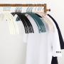 MAWA by Reston Lloyd Euro Series Non-Slip Space Saving Clothes Hanger for Shirts & Dresses, Style 40/P, Set of 10, Black