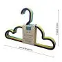 Speed Hanger Custom white black ultra thin Cloud plastic Kids clothes trouser hangers for display, 6pcs fod one set