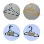 Speed Hanger Custom white black ultra thin modern fashion plastic Kids clothes trouser hangers for display, 6pcs fod one set