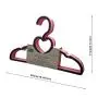Speed Hanger Custom white black ultra thin Lover Heart plastic Kids clothes trouser hangers for display, 6pcs fod one set Speed Hanger Custom white black ultra thin Lover Heart plastic Kids clothes trouser hangers for display, 6pcs fod one set