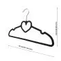 Speed hanger Lover Heart Patent shape ABS non slip plastic rubber coat hangers Speed hanger Lover Heart Patent shape ABS non slip plastic rubber coat hangers