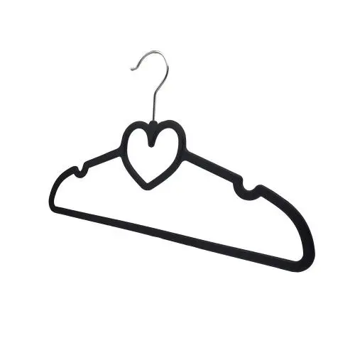 Speed hanger Lover Heart Patent shape ABS non slip plastic rubber coat hangers Speed hanger Lover Heart Patent shape ABS non slip plastic rubber coat hangers
