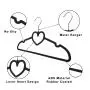 Speed hanger Lover Heart Patent shape ABS non slip plastic rubber coat hangers Speed hanger Lover Heart Patent shape ABS non slip plastic rubber coat hangers
