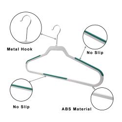 Speed Hanger Manufacturer ABS Plastic hanger,OEM plastic clothes hanger High Quality Dry Cloth plastic coat hanger for Garment 