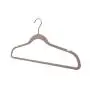 Speed hanger Pink Patent shape ABS non slip plastic rubber coat hangers Speed hanger Pink Patent shape ABS non slip plastic rubber coat hangers