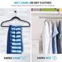 Speed hanger Black Patent shape ABS non slip plastic rubber coat hangers