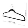 Speed hanger Black Patent shape ABS non slip plastic rubber coat hangers Speed hanger Black Patent shape ABS non slip plastic rubber coat hangers