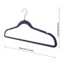 Speed hanger Deep Blue Patent shape ABS non slip plastic rubber coat hangers Speed hanger Deep Blue Patent shape ABS non slip plastic rubber coat hangers