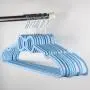 Speed hanger Blue Butterfly Patent shape ABS non slip plastic rubber coat hangers