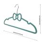 Speed hanger Blue Butterfly Patent shape ABS non slip plastic rubber coat hangers