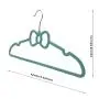 Speed hanger Blue Butterfly Patent shape ABS non slip plastic rubber coat hangers Speed hanger Blue Butterfly Patent shape ABS non slip plastic rubber coat hangers