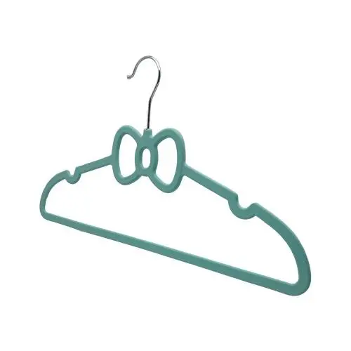 Speed hanger Blue Butterfly Patent shape ABS non slip plastic rubber coat hangers Speed hanger Blue Butterfly Patent shape ABS non slip plastic rubber coat hangers