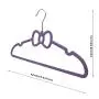 Speed hanger Cyan Butterfly Patent shape ABS non slip plastic rubber coat hangers Speed hanger Cyan Butterfly Patent shape ABS non slip plastic rubber coat hangers