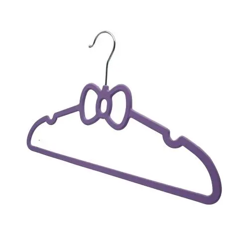 Speed hanger Cyan Butterfly Patent shape ABS non slip plastic rubber coat hangers Speed hanger Cyan Butterfly Patent shape ABS non slip plastic rubber coat hangers