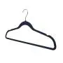 Speed hanger Deep Blue Patent shape ABS non slip plastic rubber coat hangers