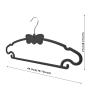 Speed hanger Grey New Design Butterfly Patent shape ABS non slip plastic rubber coat hangers