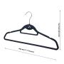 Speed Hanger ABS Multi-purpose non-slip removable hangers black rubber coat  for drying clothes 