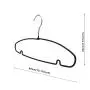 Speed Hanger Black PVC coated metal wire clothes hanger Speed Hanger Black PVC coated metal wire clothes hanger